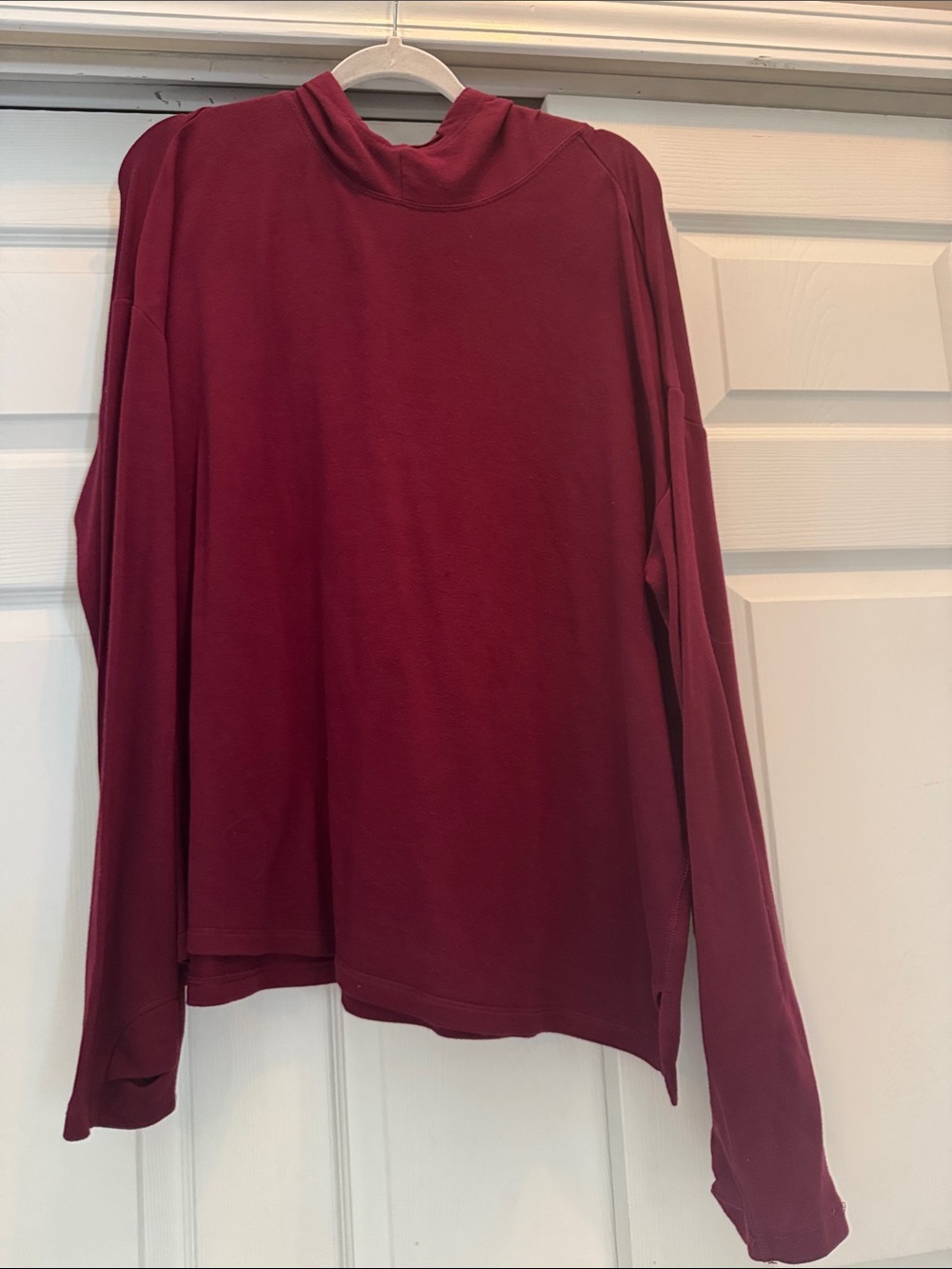 Athletic Works Maroon Hoodie with Logo Tag